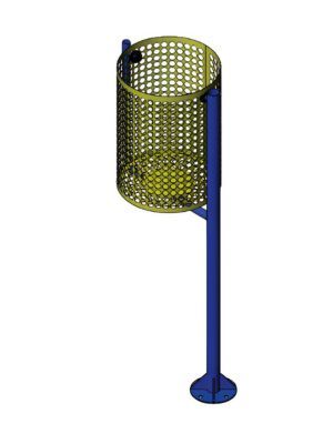 Lixeira telada individual